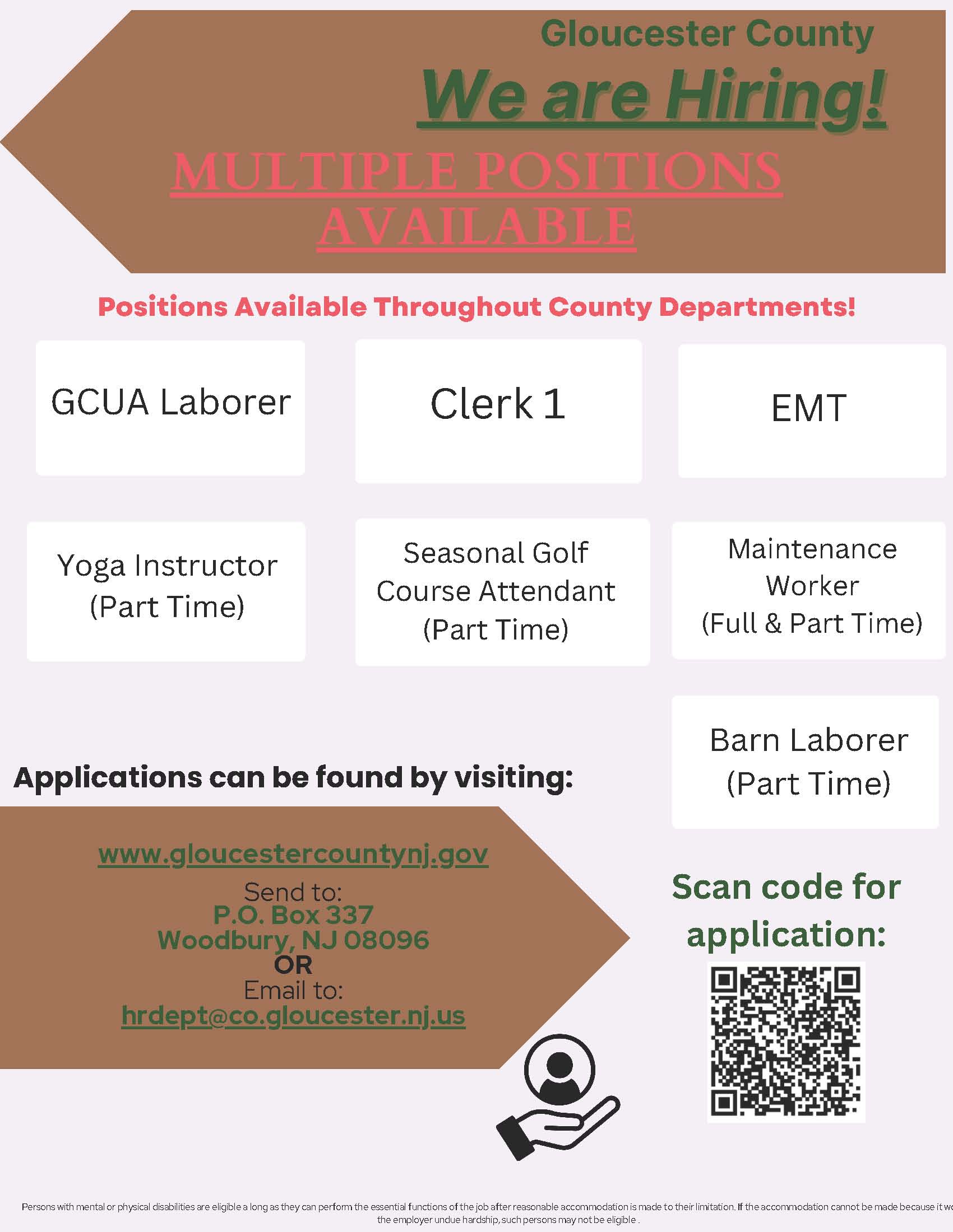 General Position Flyer 2024 Updated